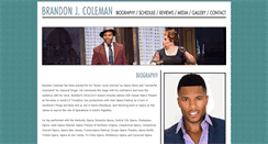 Desktop Screenshot of brandonjcoleman.com