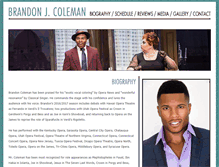 Tablet Screenshot of brandonjcoleman.com